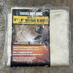 WELDING Blanket Fiberglass Harbor Freight 4’x6’